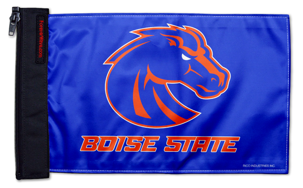 Boise State 11"x17" Forever Wave Flag for Jeep Wrangler TJ 1996-2006