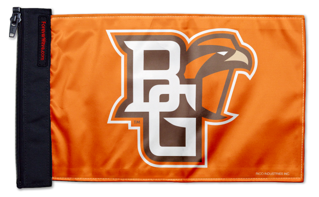 Bowling Green 11"x17" Forever Wave Flag for Jeep Wrangler LJ 2003-2006