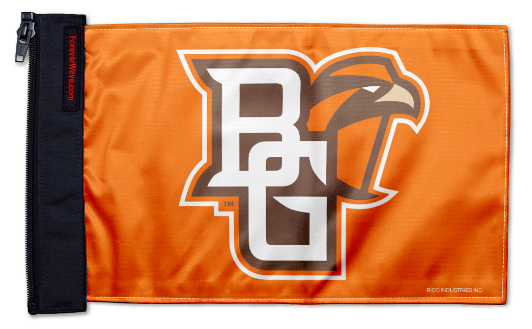 Bowling Green 11"x17" Forever Wave Flag for Jeep Wrangler LJ 2003-2006