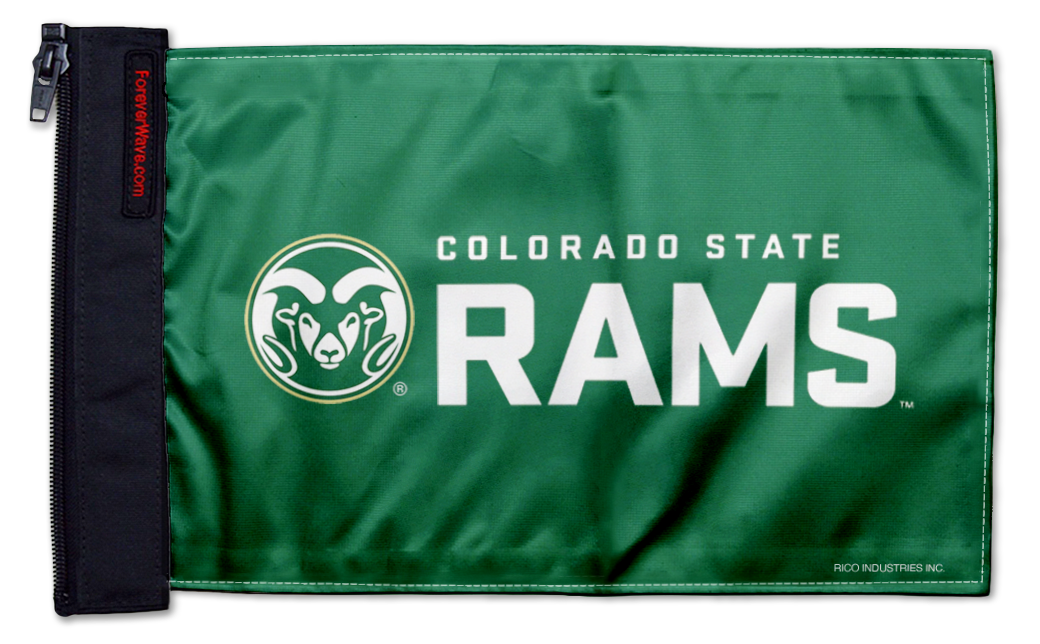 Colorado State 11"x17" Forever Wave Flag for Jeep Wrangler TJ 1996-2006