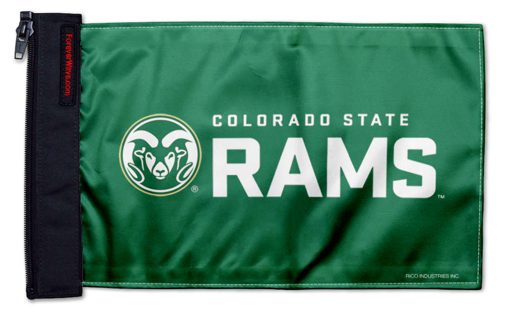 Colorado State 11"x17" Forever Wave Flag for Jeep Wrangler YJ 1986-1995