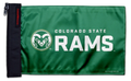 Colorado State 11"x17" Forever Wave Flag for Jeep Wrangler YJ 1986-1995