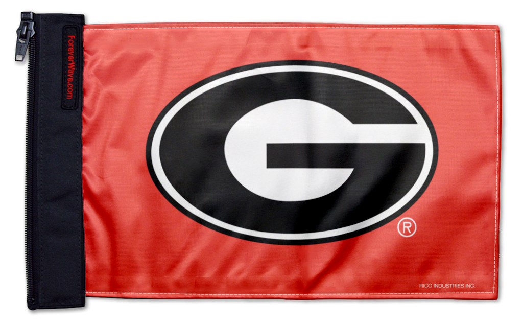 Georgia 11"x17" Forever Wave Flag for Jeep Wrangler CJ-7 and CJ-8 1976-1986