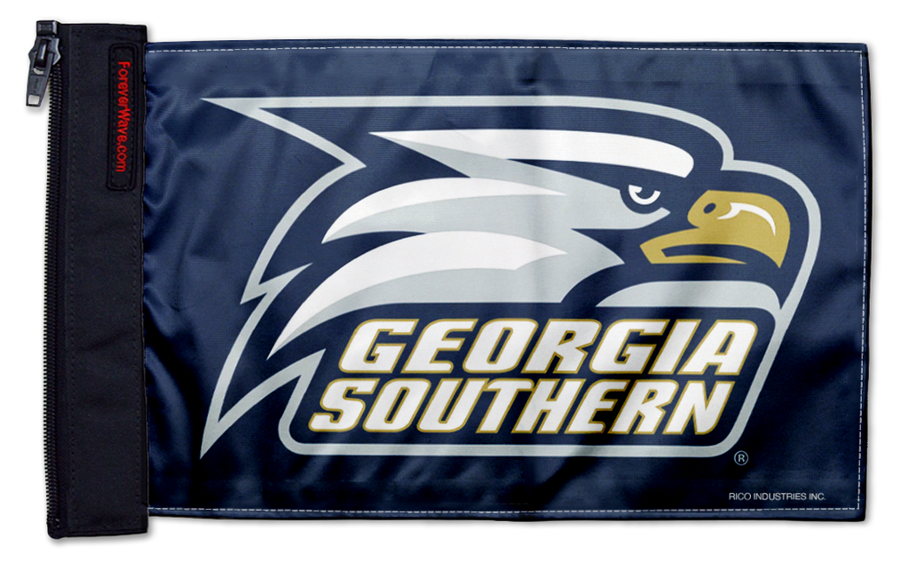 Georgia Southern 11"x17" Forever Wave Flag for Jeep Wrangler LJ 2003-2006