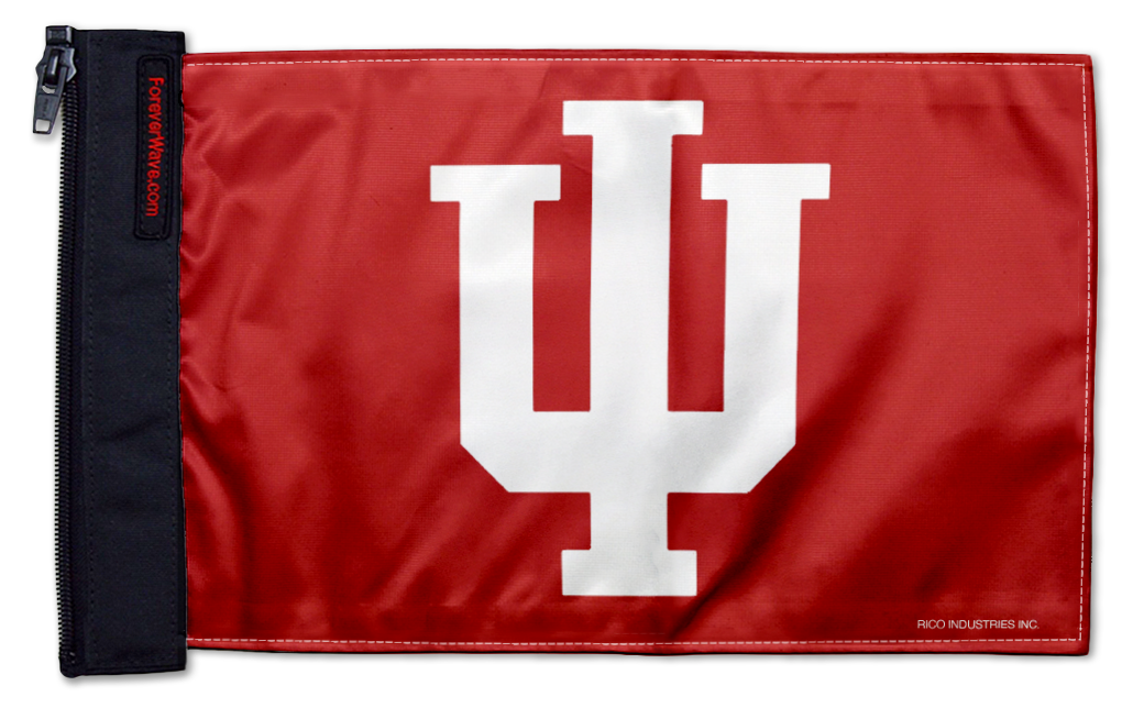 Indiana 11"x17" Forever Wave Flag for Jeep Wrangler LJ 2003-2006