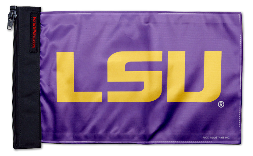 LSU 11"x17" Forever Wave Flag for Jeep Wrangler TJ 1996-2006