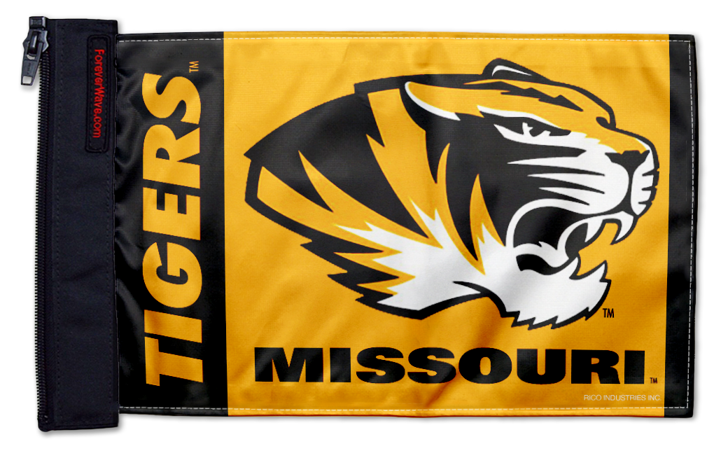 Missouri 11"x17" Forever Wave Flag for Jeep Wrangler JK 2-Door 2007-2018