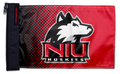 Northern Illinois 11"x17" Forever Wave Flag for Jeep Wrangler YJ 1986-1995