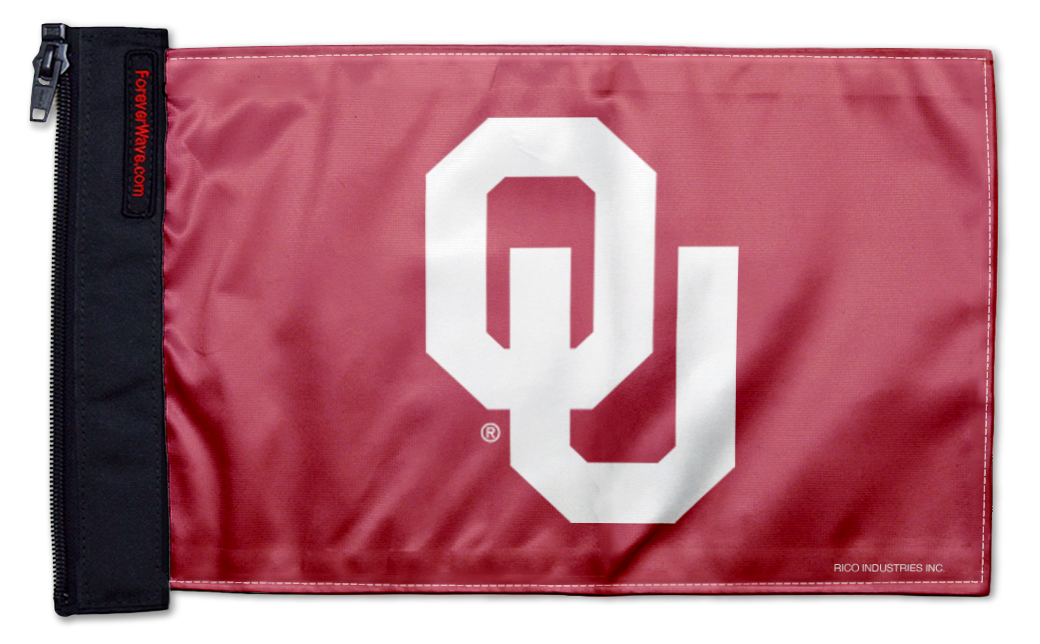 Oklahoma 11"x17" Forever Wave Flag for Jeep Wrangler LJ 2003-2006