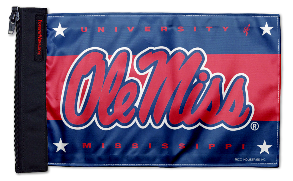 Mississippi 11"x17" Forever Wave Flag for Jeep Wrangler YJ 1986-1995