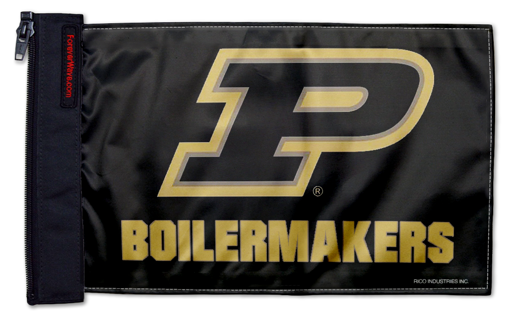 Purdue 11"x17" Forever Wave Flag for Jeep Wrangler YJ 1986-1995