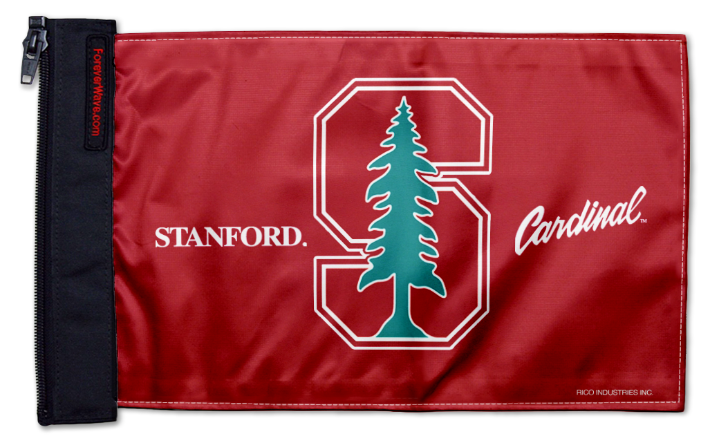 Stanford 11"x17" Forever Wave Flag for Jeep Wrangler YJ 1986-1995