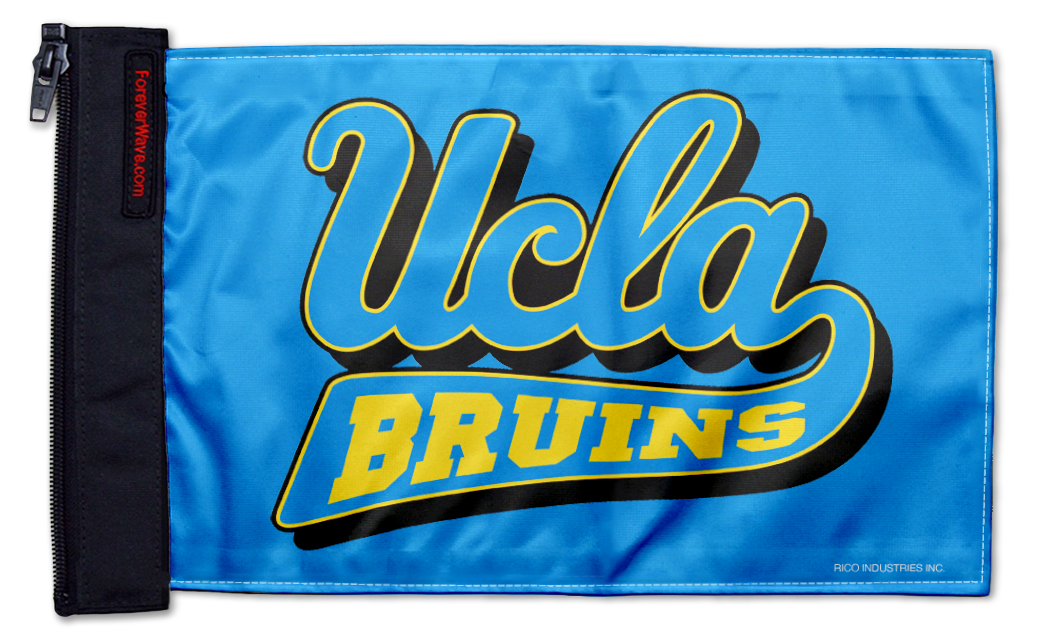 UCLA 11"x17" Forever Wave Flag for Jeep Wrangler TJ 1996-2006