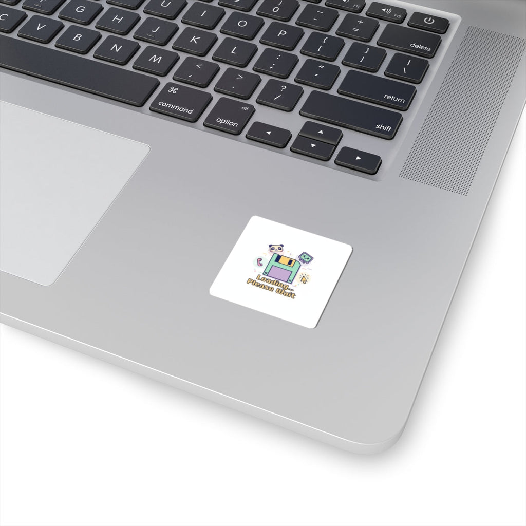 Loading Please Wait Floppy Disk Sticker | Old Internet Aesthetic, 90s Web Nostalgia