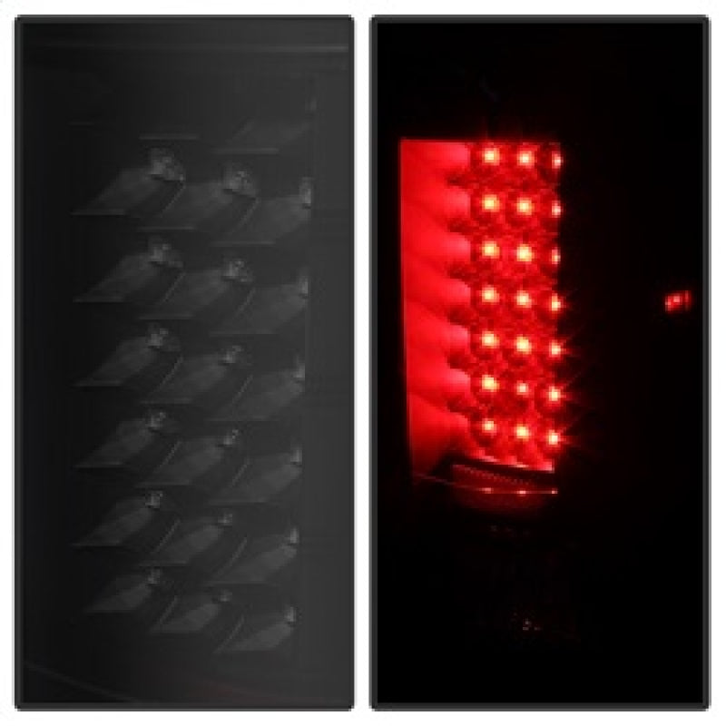 SPYDER Xtune Chevy Silverado 07-13 LED Tail Lights Black Smoke ALT-JH-CS07-LED-BKSM 5077493