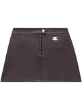 Courreges Women Minigonna Reedition Vinyl