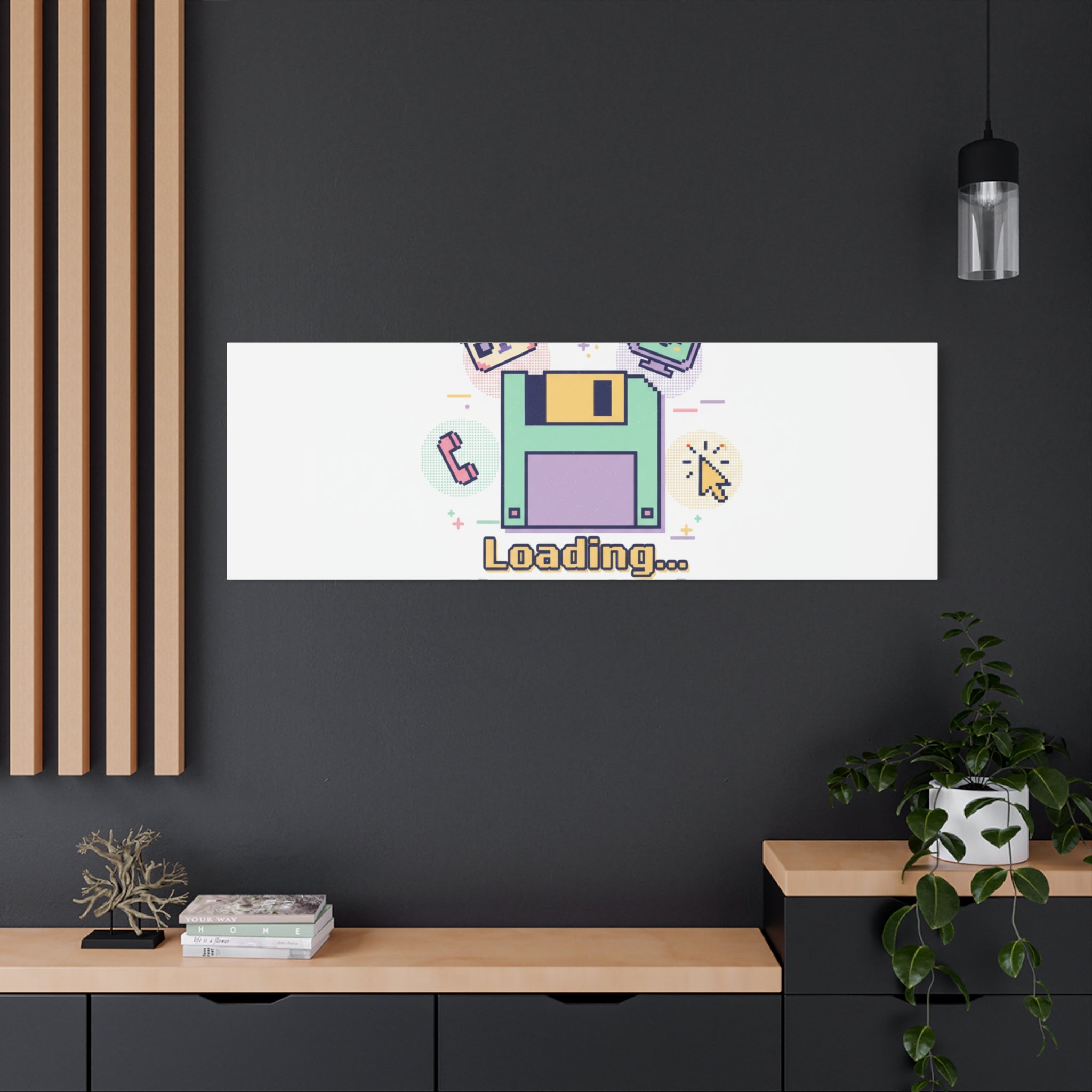 Loading Please Wait Canvas | Old Internet Aesthetic, 90s Web Nostalgia
