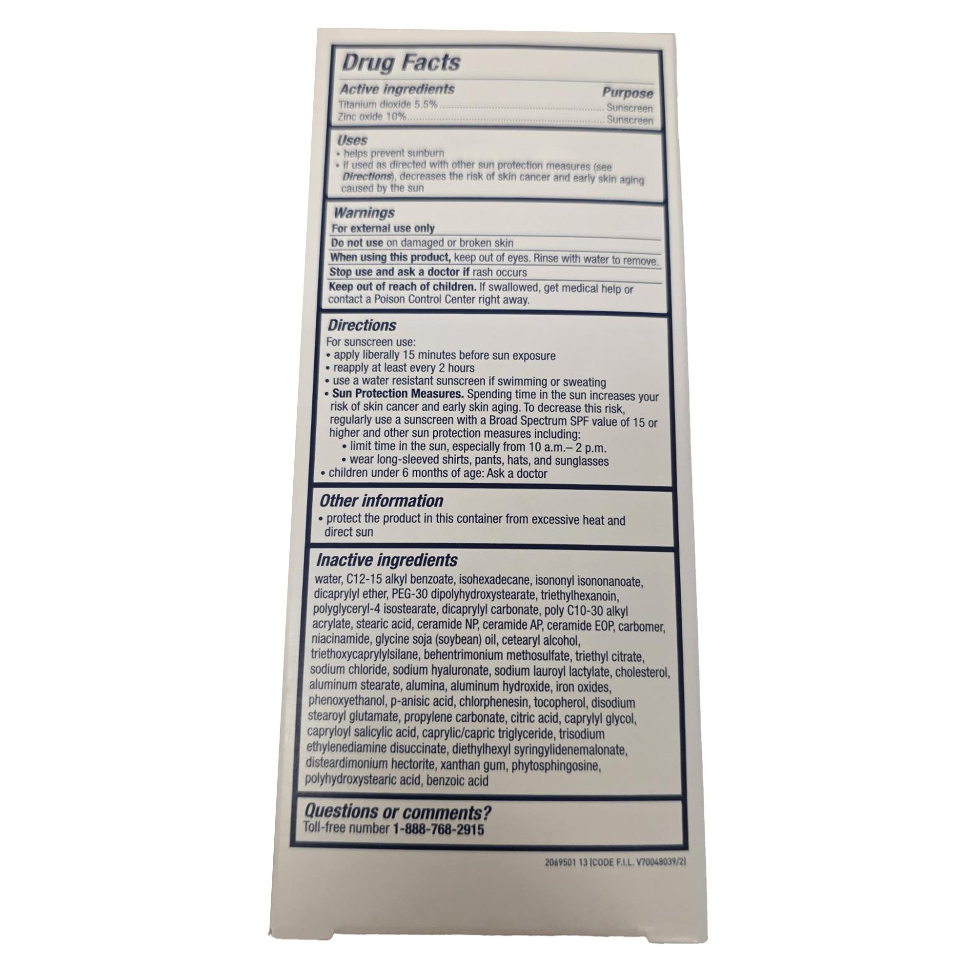 Sunscreen CeraVe® Hydrating Mineral Sunscreen Medium Sheer Tint SPF30 Lotion 1.7 oz. Tube 60600051231