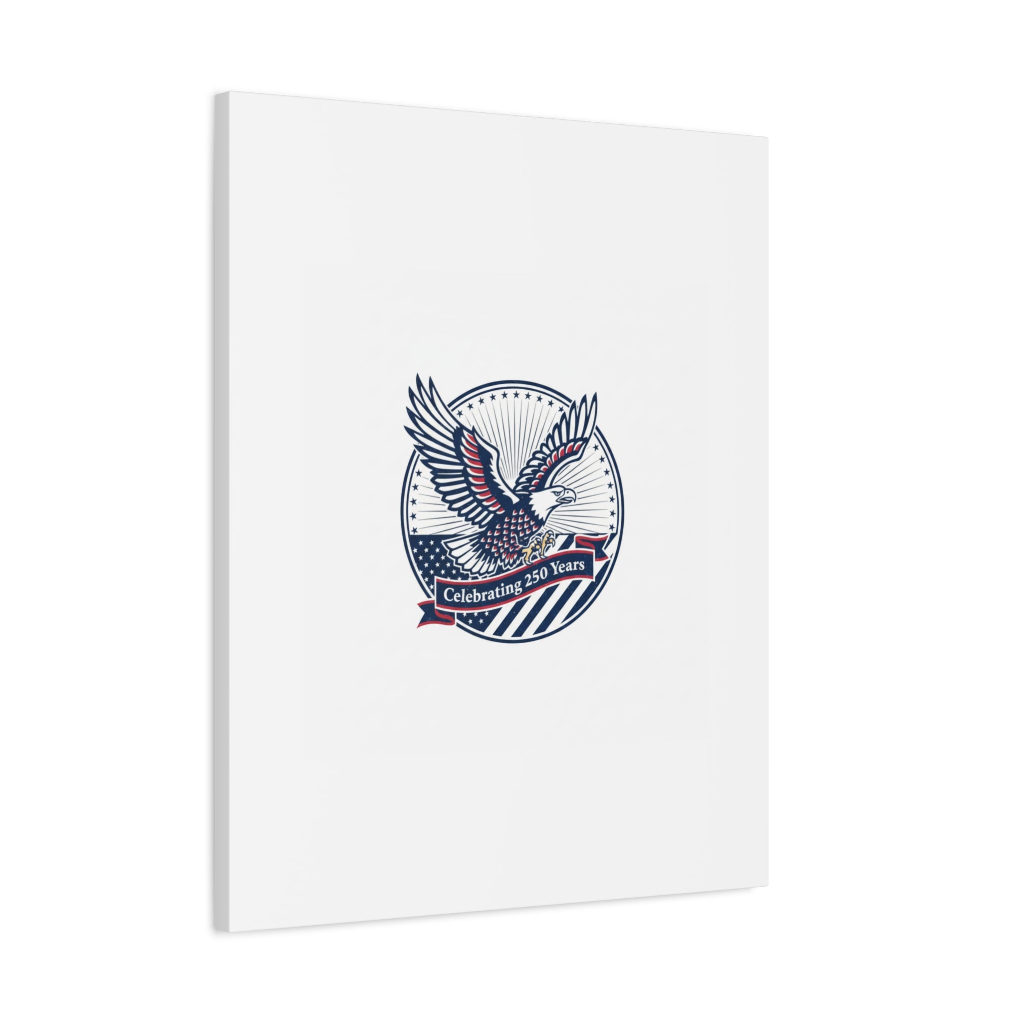 250th Anniversary Eagle Emblem Canvas | Semiquincentennial Americana