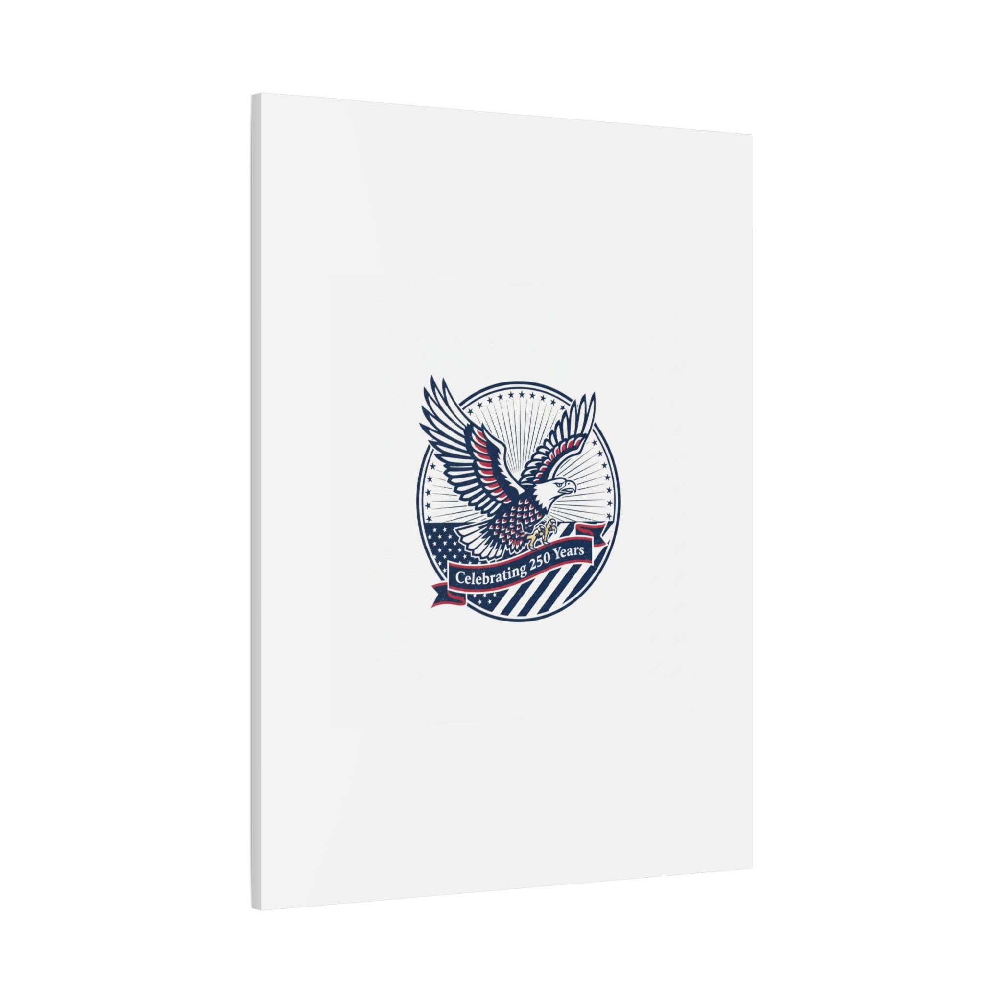 250th Anniversary Eagle Emblem Canvas | Semiquincentennial Americana