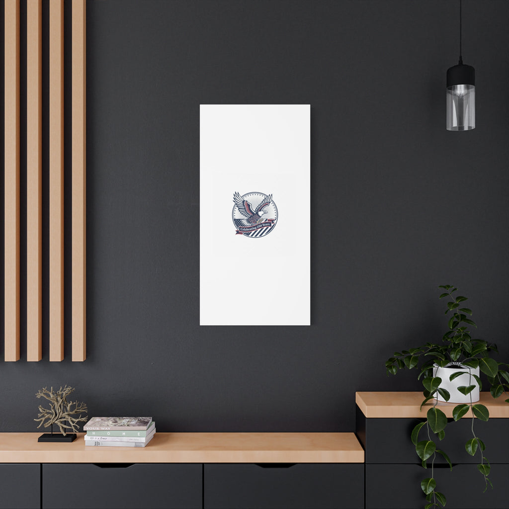 250th Anniversary Eagle Emblem Canvas | Semiquincentennial Americana