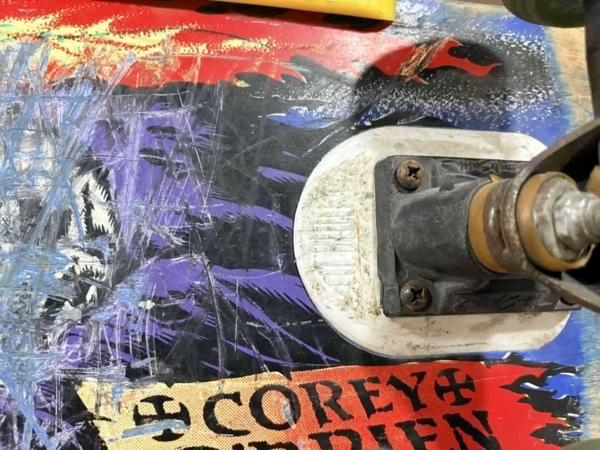 Santa Cruz Corey O'Brien Reaper Original 80s Used Complete Skateboard
