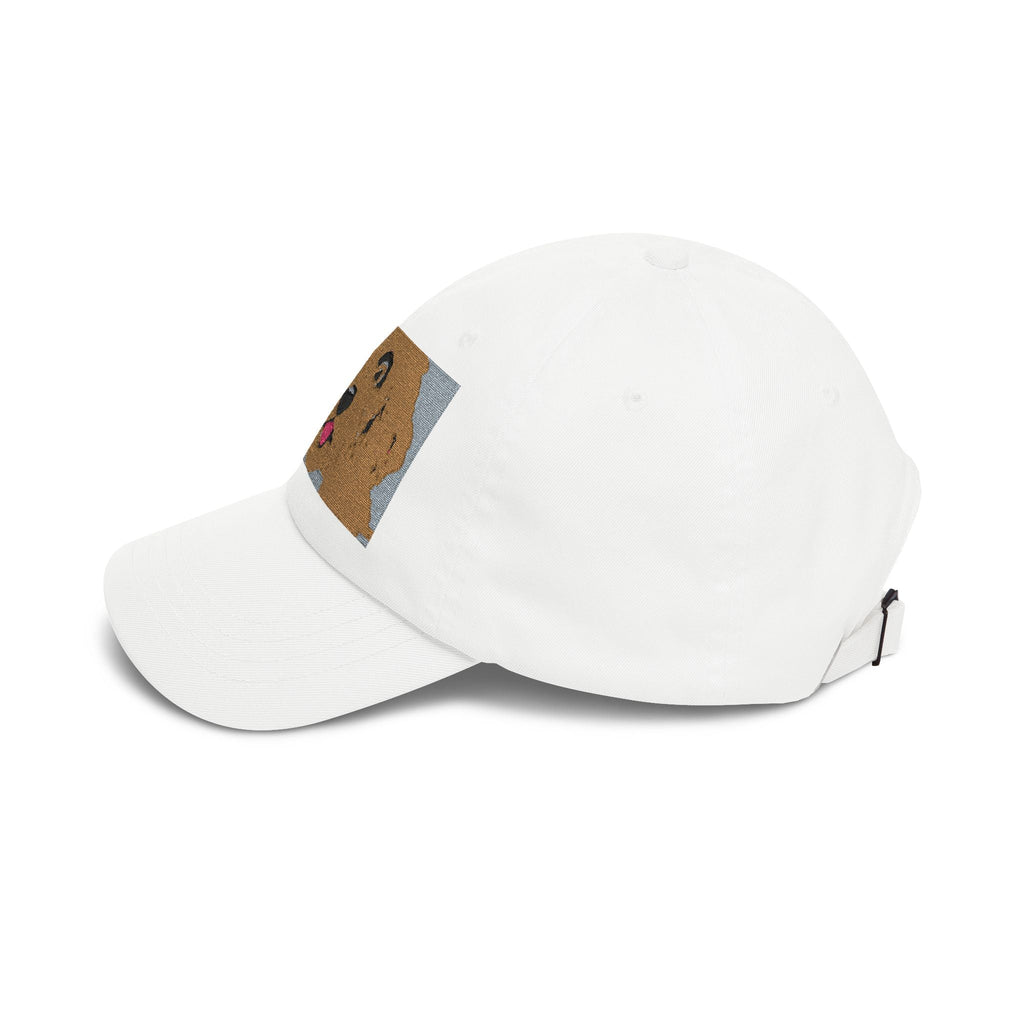 Dad Cap — Happy Golden Retriever Embroidered Patch Hat