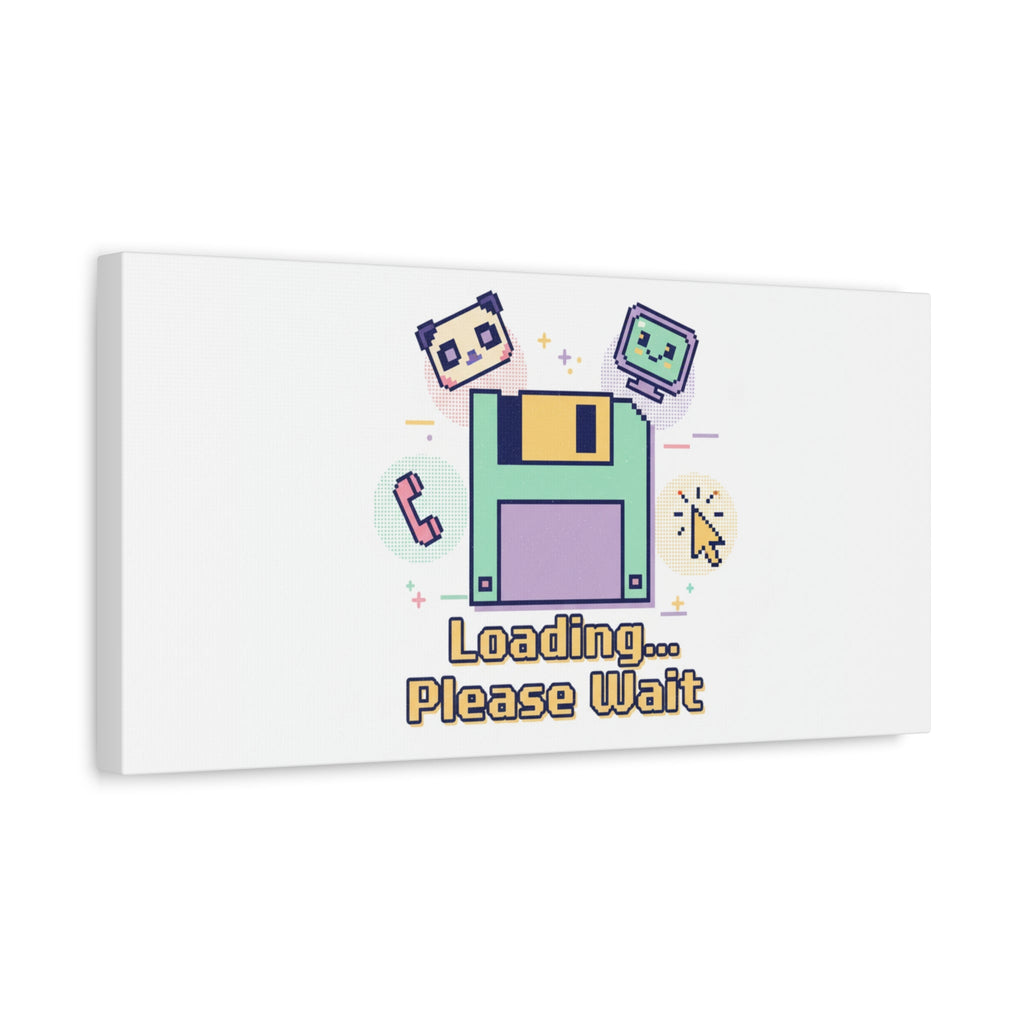 Loading Please Wait Canvas | Old Internet Aesthetic, 90s Web Nostalgia