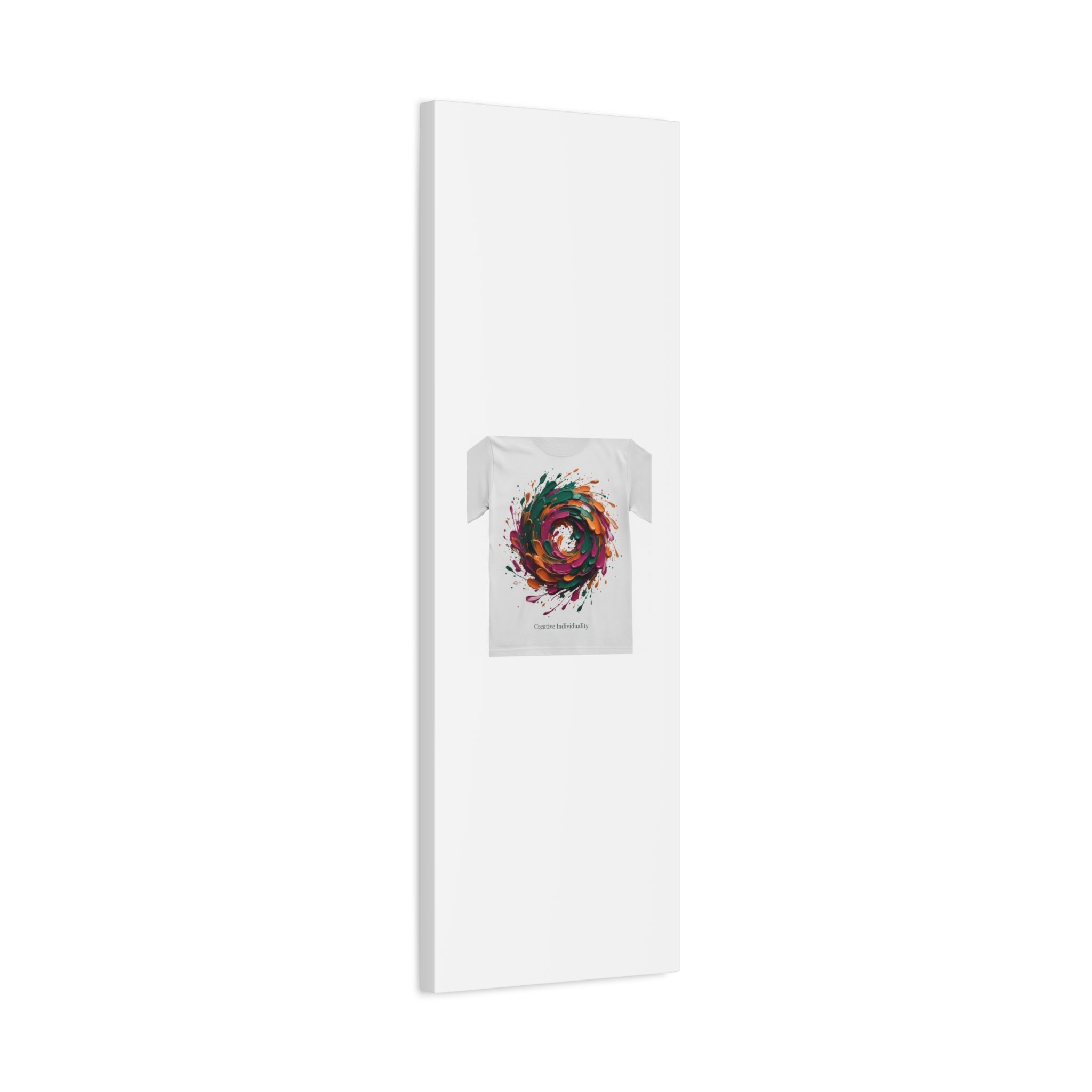 Painterly Abstract Floral Swirl Canvas | Matte Stretched Canvas