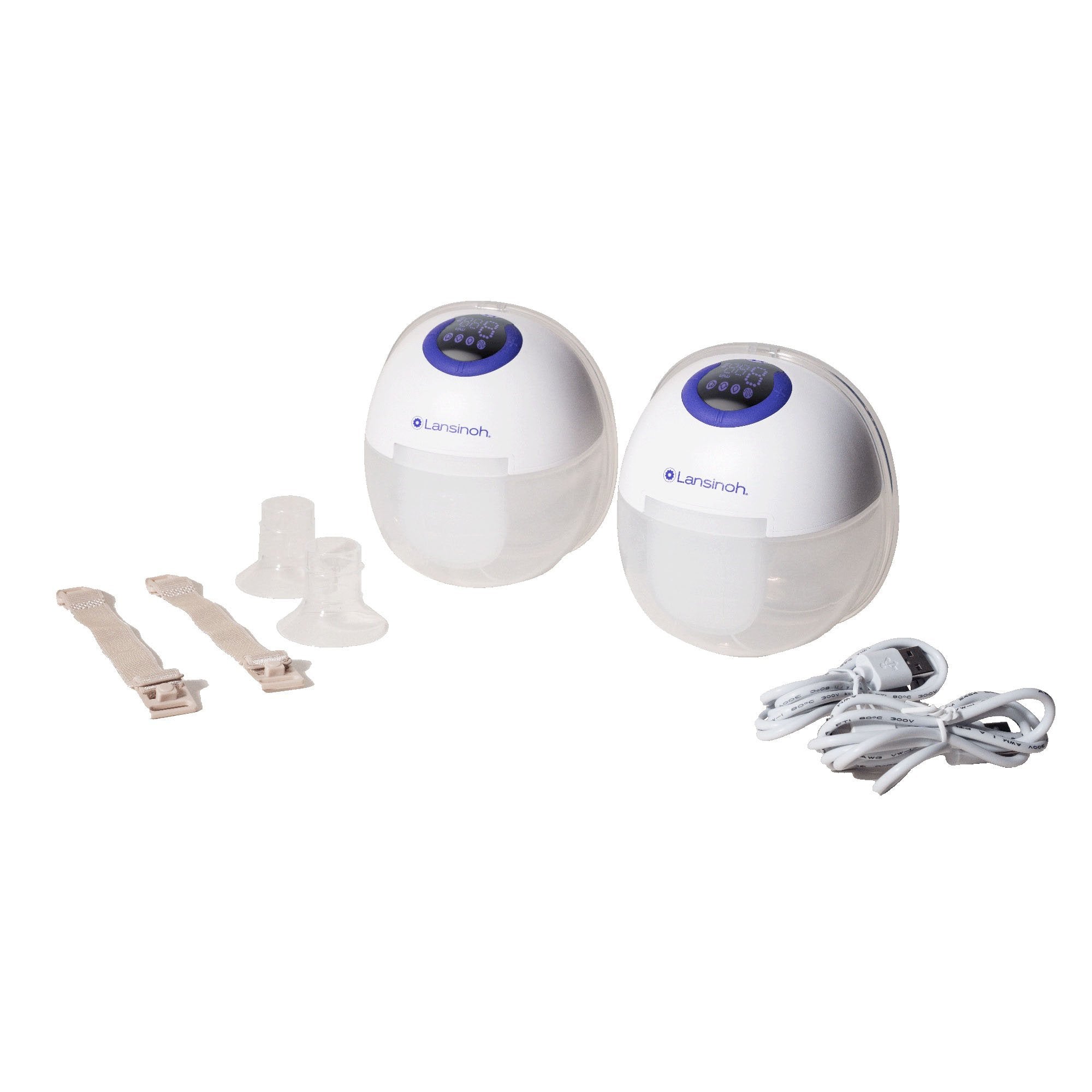 Hands Free Double Electric Breast Pump Lansinoh® DiscreetDuo™ 53751