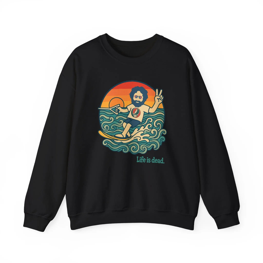 Waterskiin' Jerry Life is dead.® Crewneck