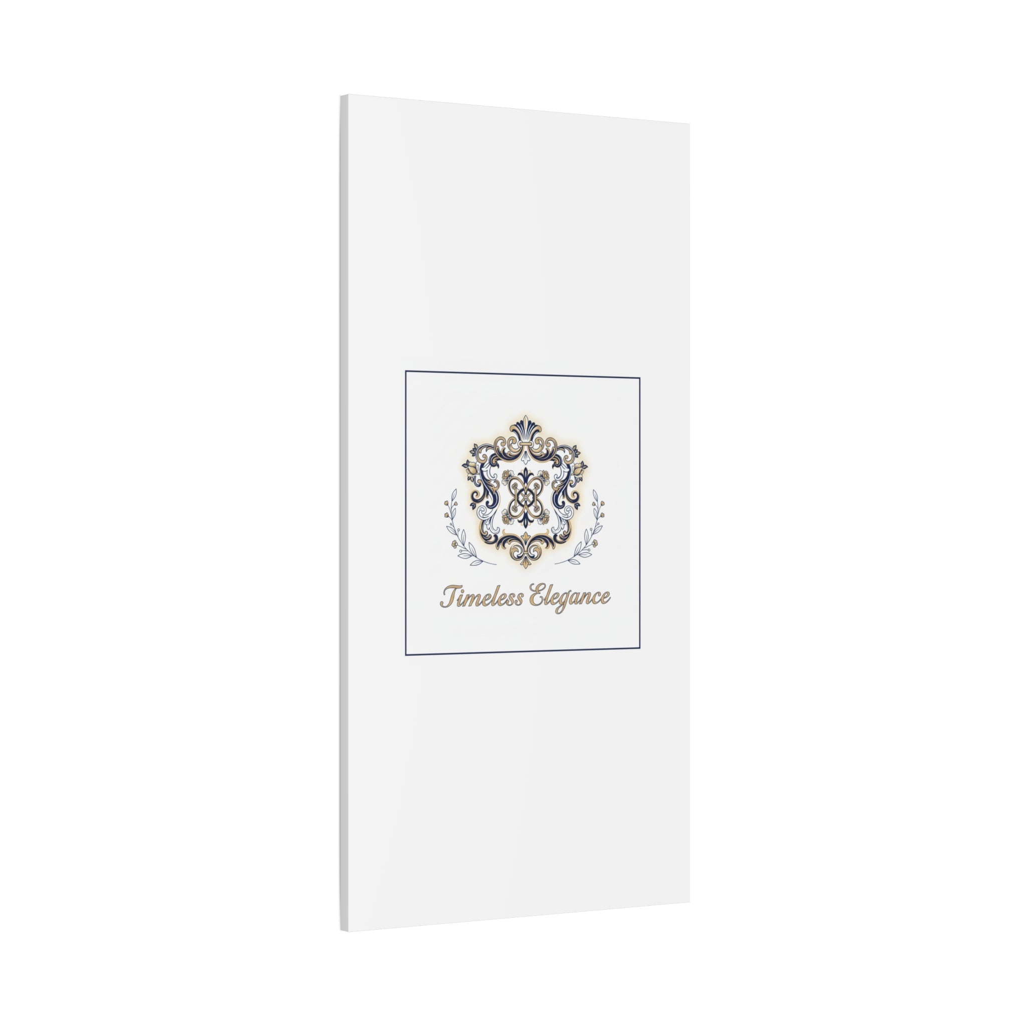 Ornate Brooch Emblem Canvas | Vintage Formalwear Accents, Baroque Print