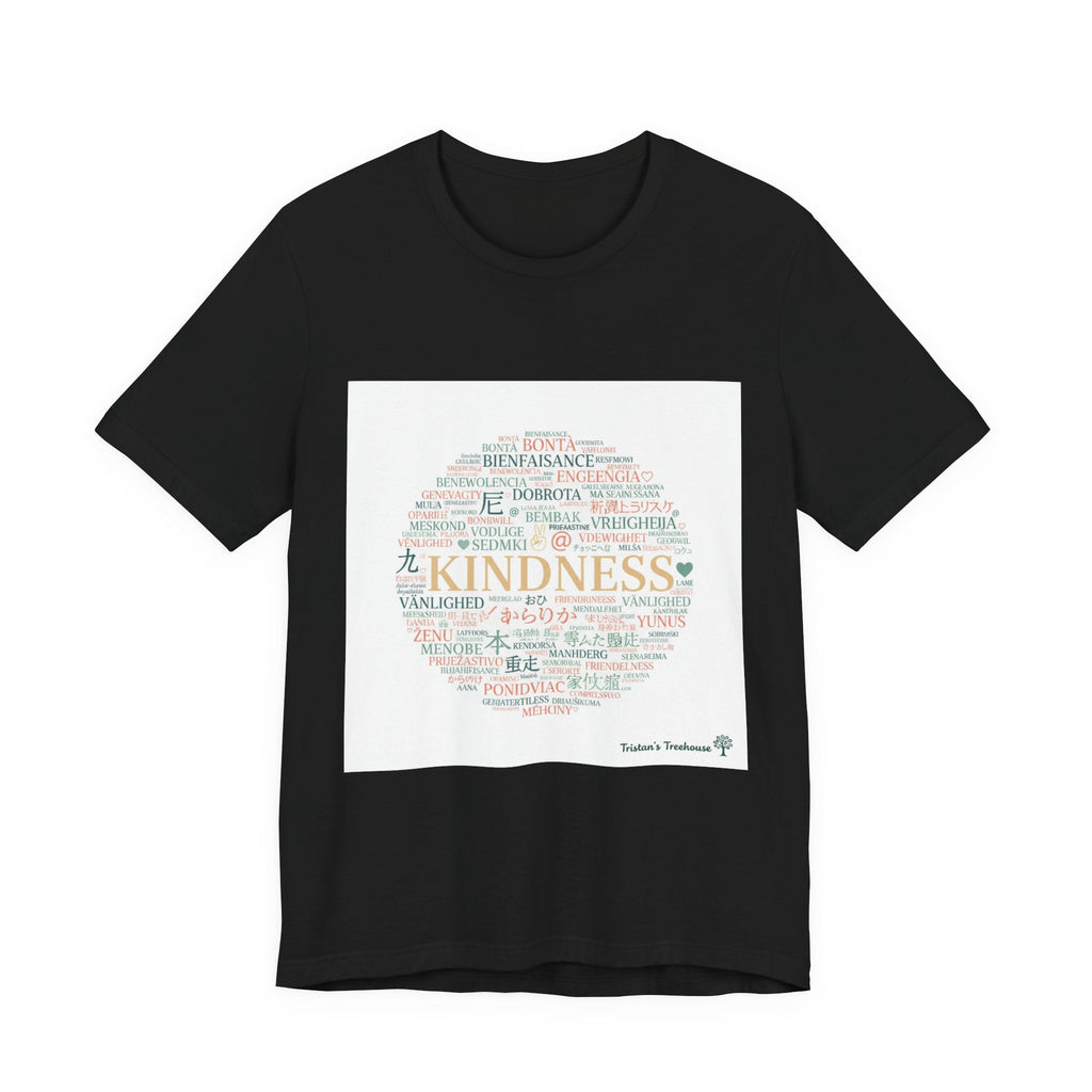 Kindness Word Cloud Tee | Fresh Start Minimalism, reset mode apparel