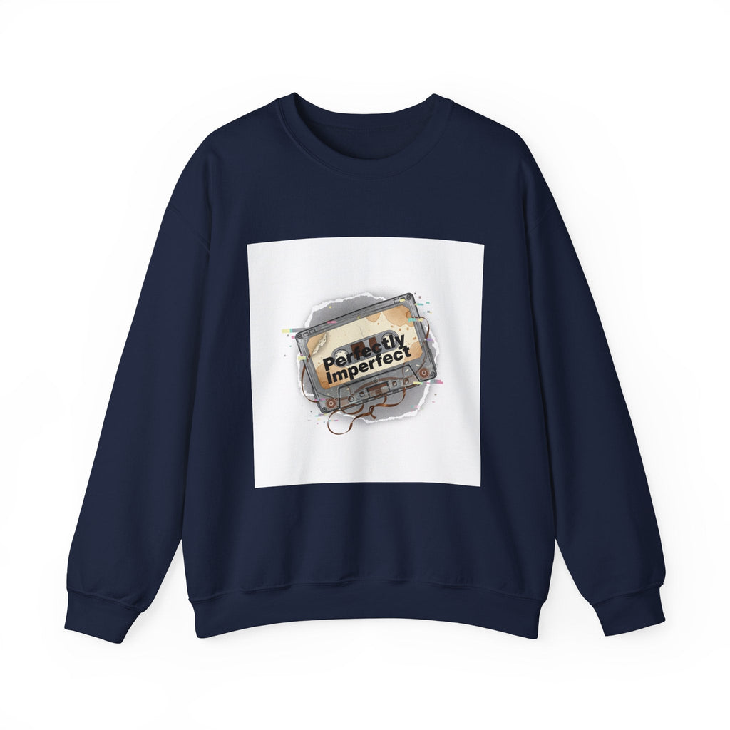 Glitch Tape 'Perfectly Imperfect' Sweatshirt | Analog Error, VHS Static