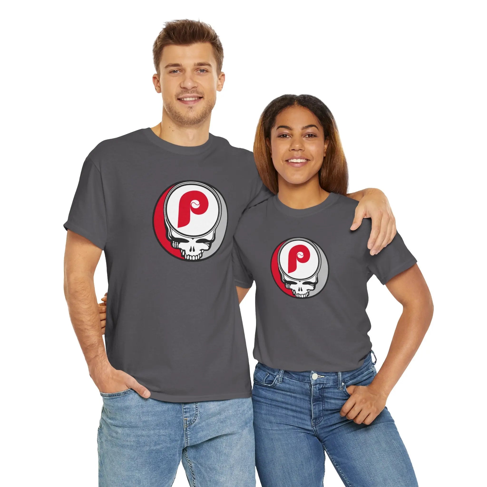 Philadelphia Phillies Logo Stealie Grateful Dead T-Shirt