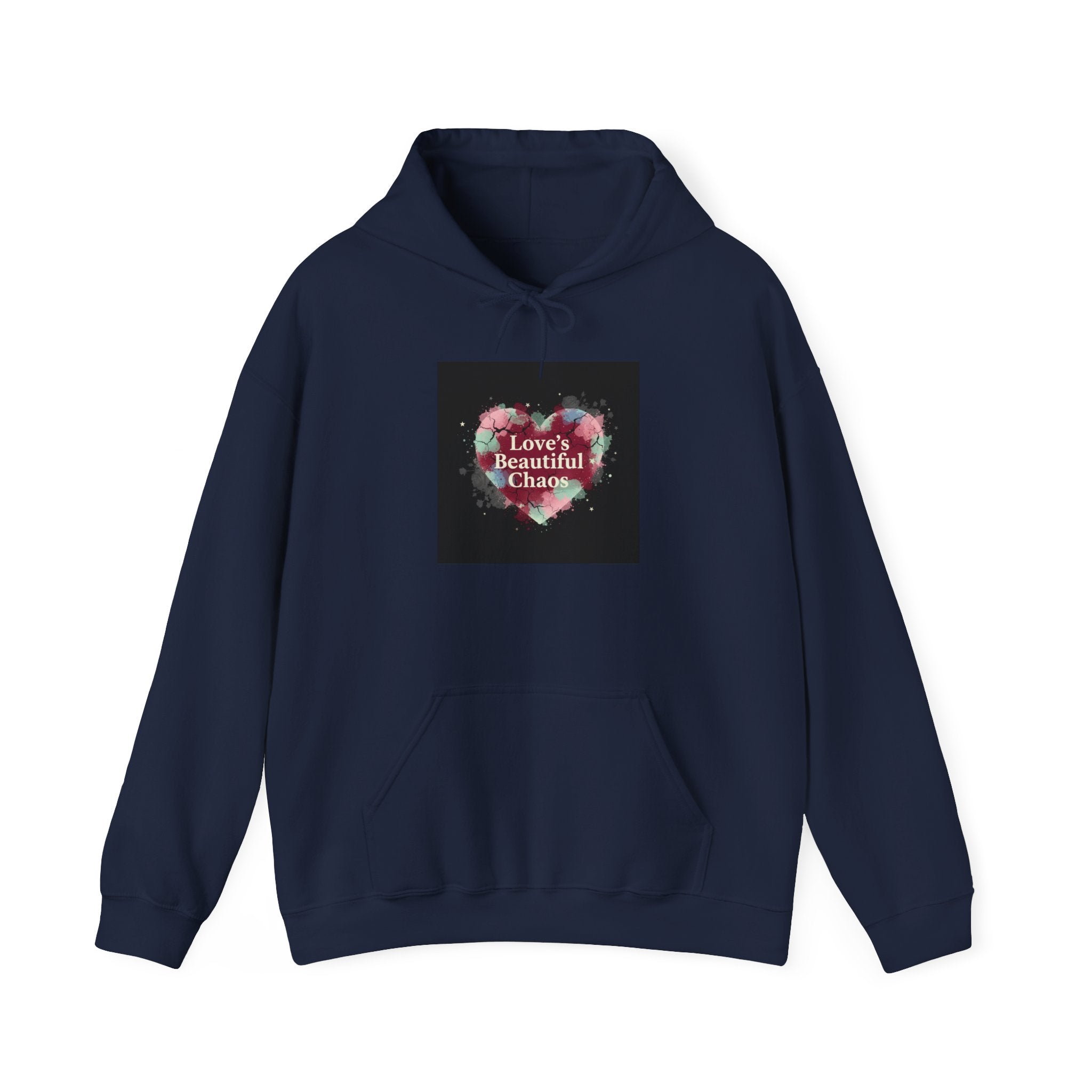 Distressed Heart Collage Hoodie | Soft Grunge Hearts, punk heart design