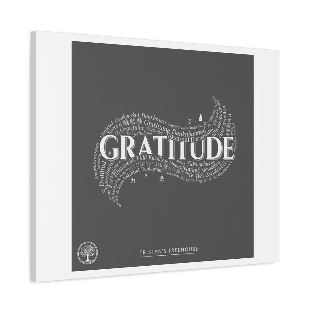 Gratitude Wall Art Matte Canvas | Tiny Treats, sweet uplifting print