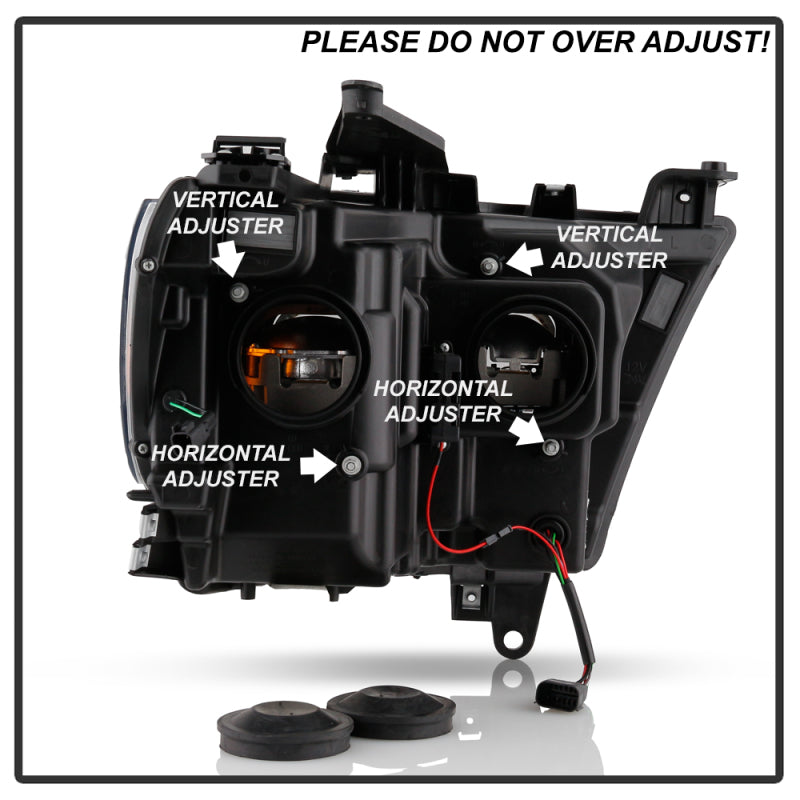 SPYDER Dodge Ram 19-20 High-power LED Module - Black (PRO-YD-DR19HALAP-SEQ-BK) 5087645