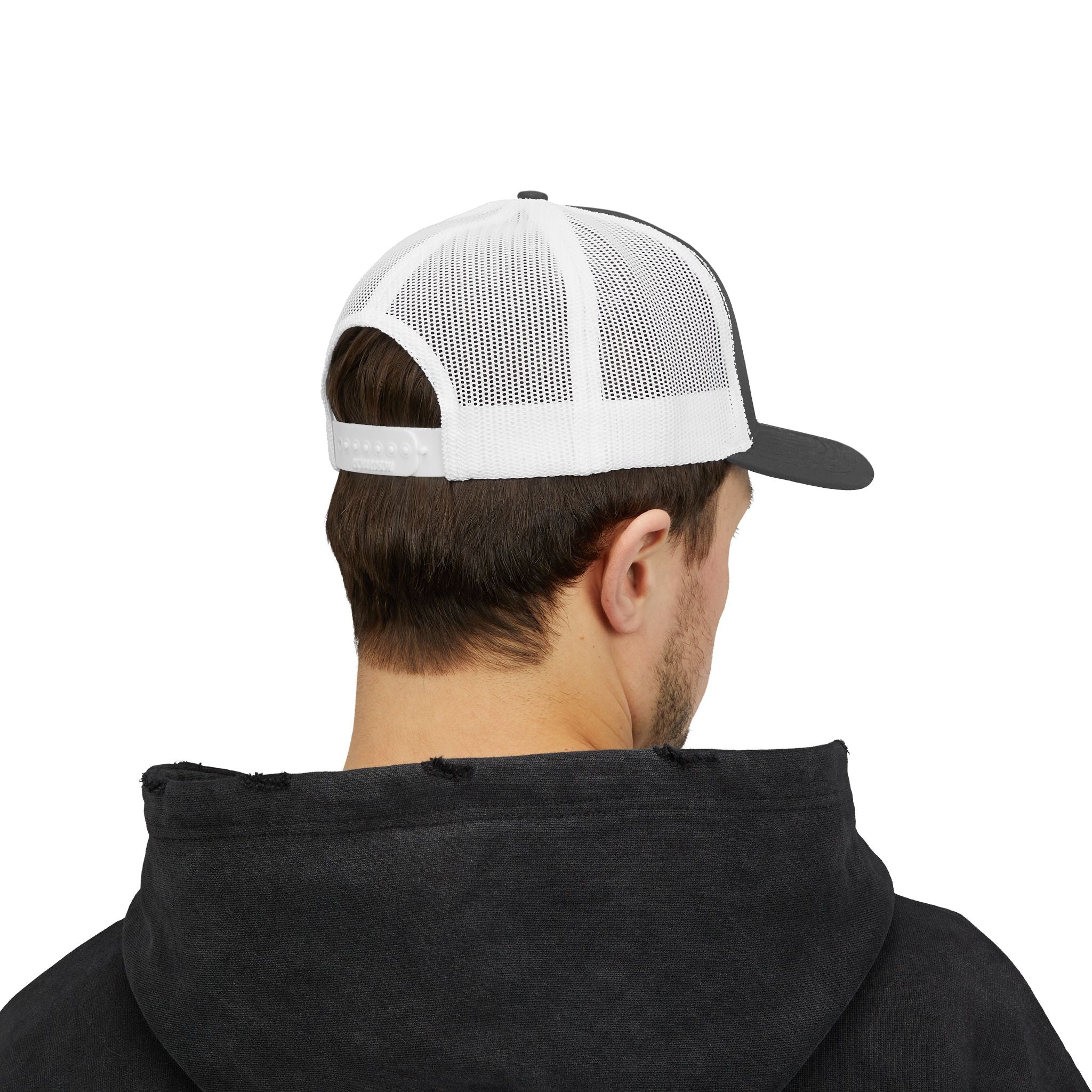 Peace ULP Trucker Cap - Vintage Grey Mesh Snapback Hat