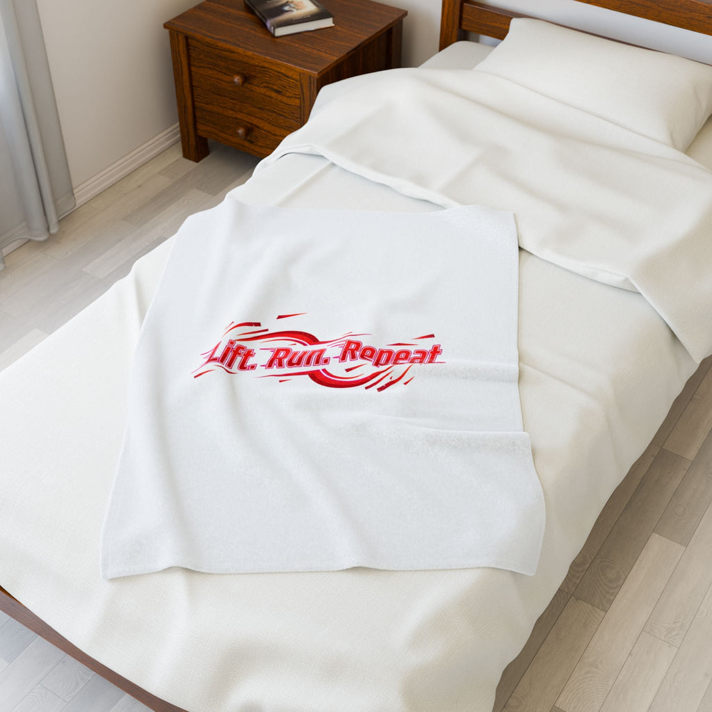 Lift Run Repeat Blanket | Fitness Motivation, Active Lifestyle Throw