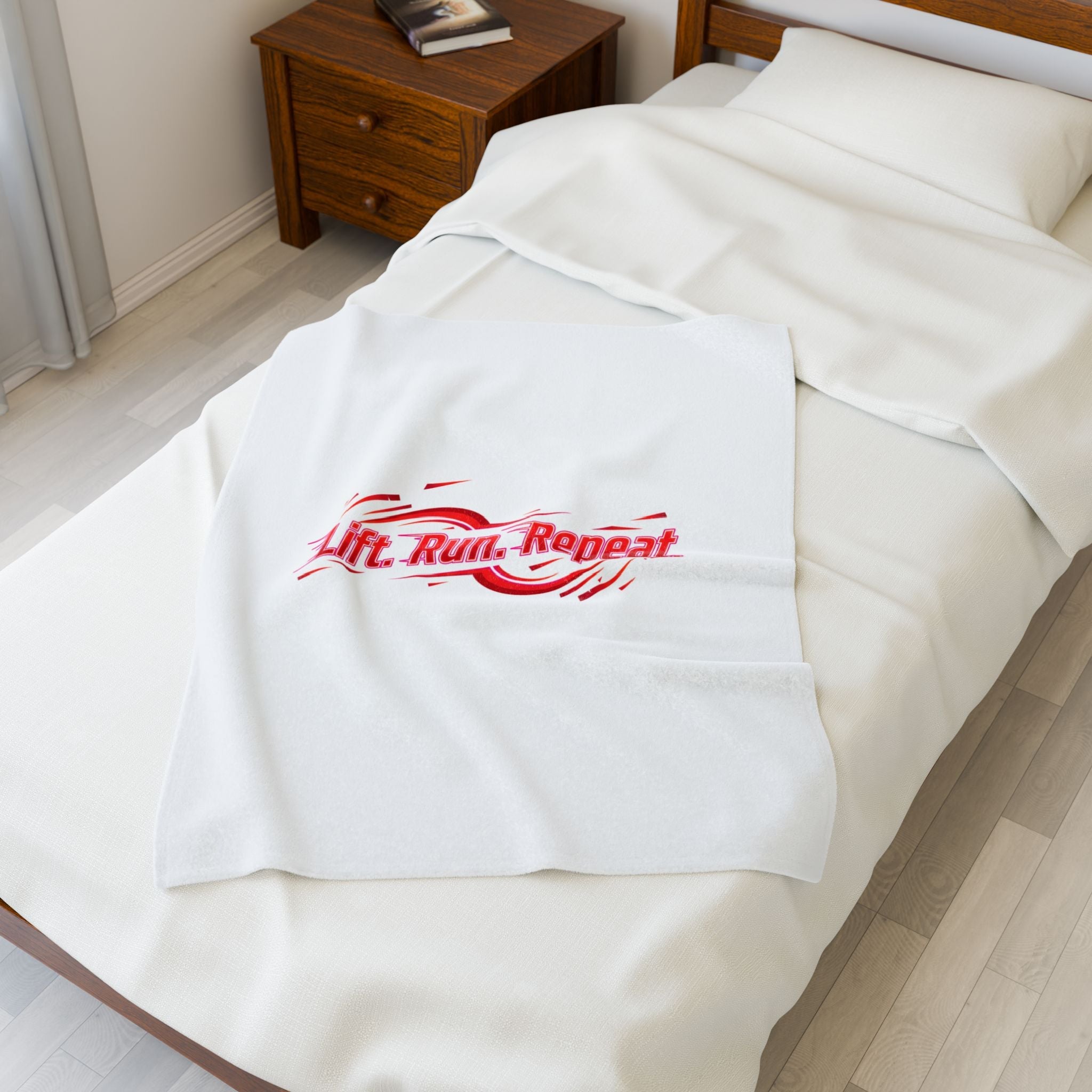 Lift Run Repeat Blanket | Fitness Motivation, Active Lifestyle Throw