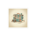Pack Your Dreams suitcase sticker | retro travel stamp, postcard vintage