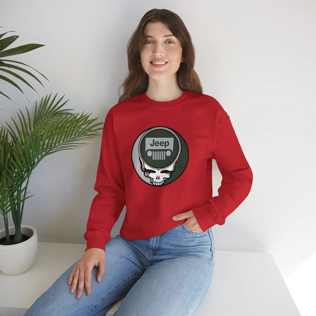 Jeep Stealie Crewneck | Grateful Dead Sweatshirt