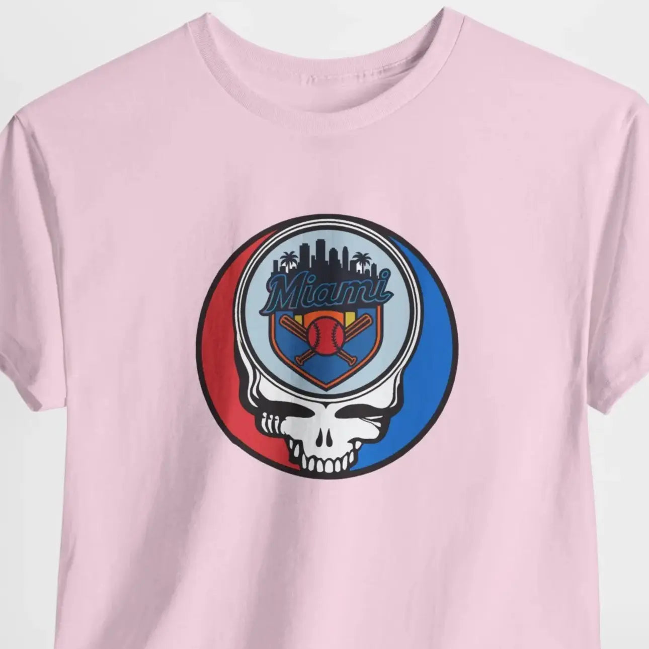 Miami Marlins Original Stealie Grateful Dead T-Shirt