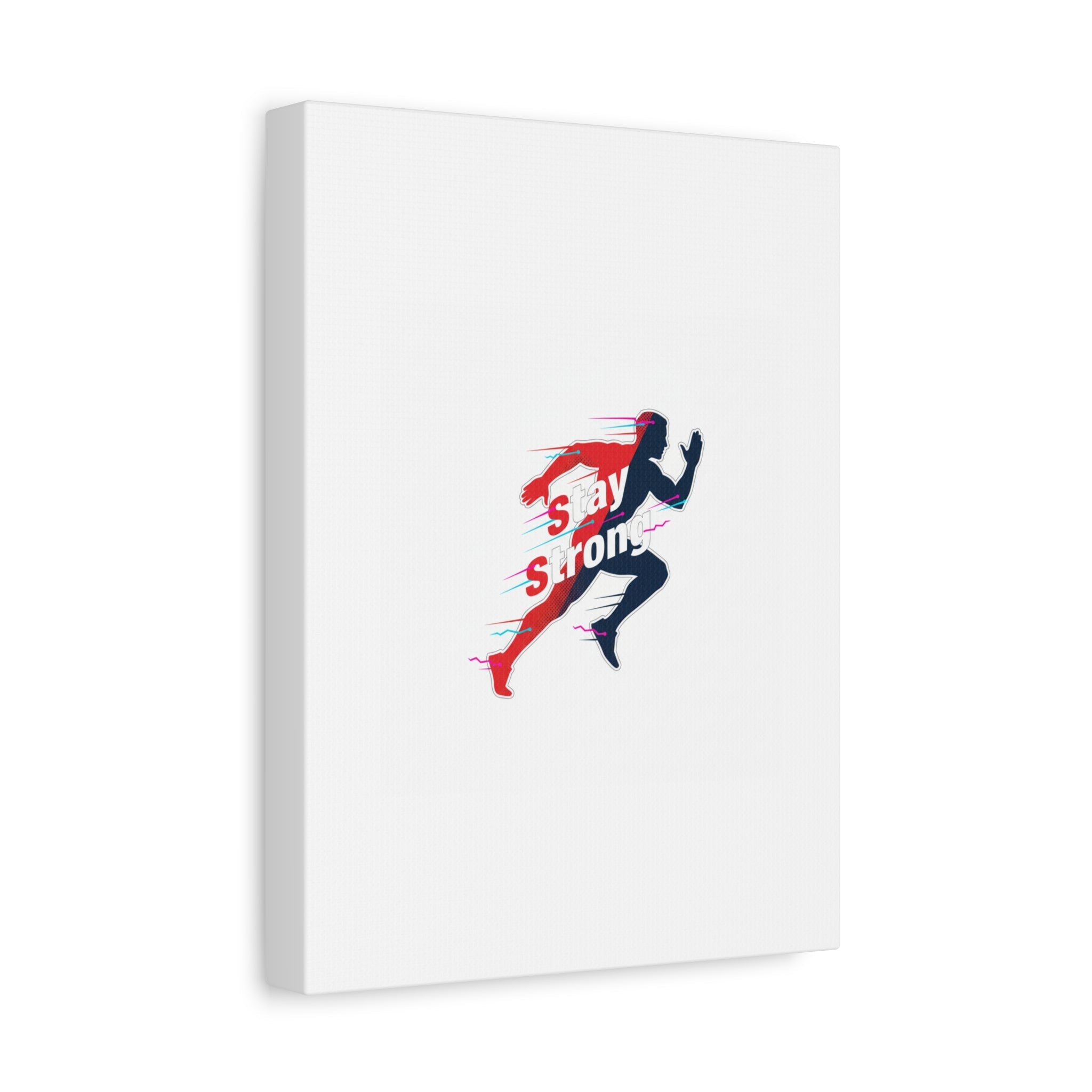Stay Strong Runner Canvas | Fitness Motivation, Gym Wall Art