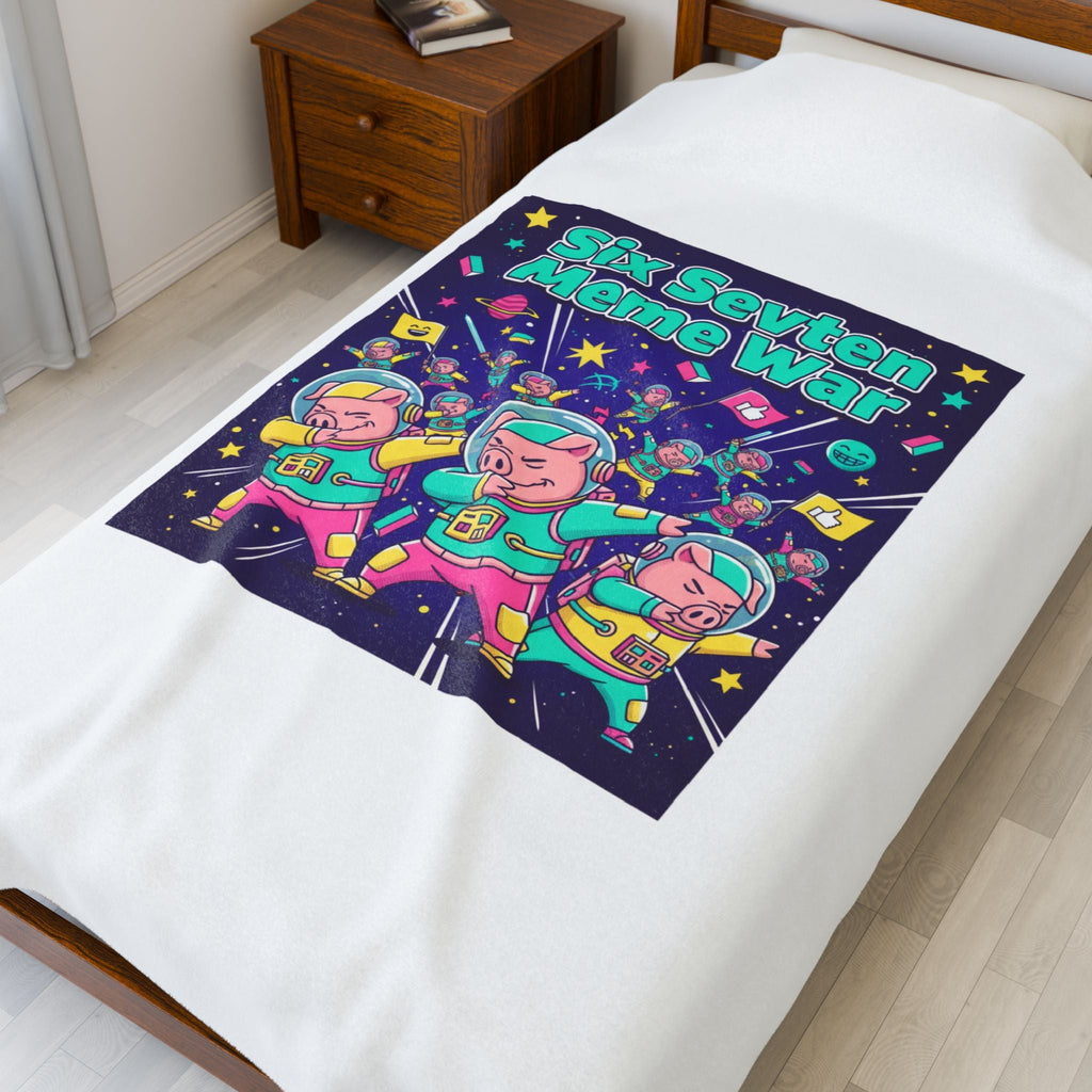 Six Sevven Meme War Blanket – Nissspelled on Purpose 😏