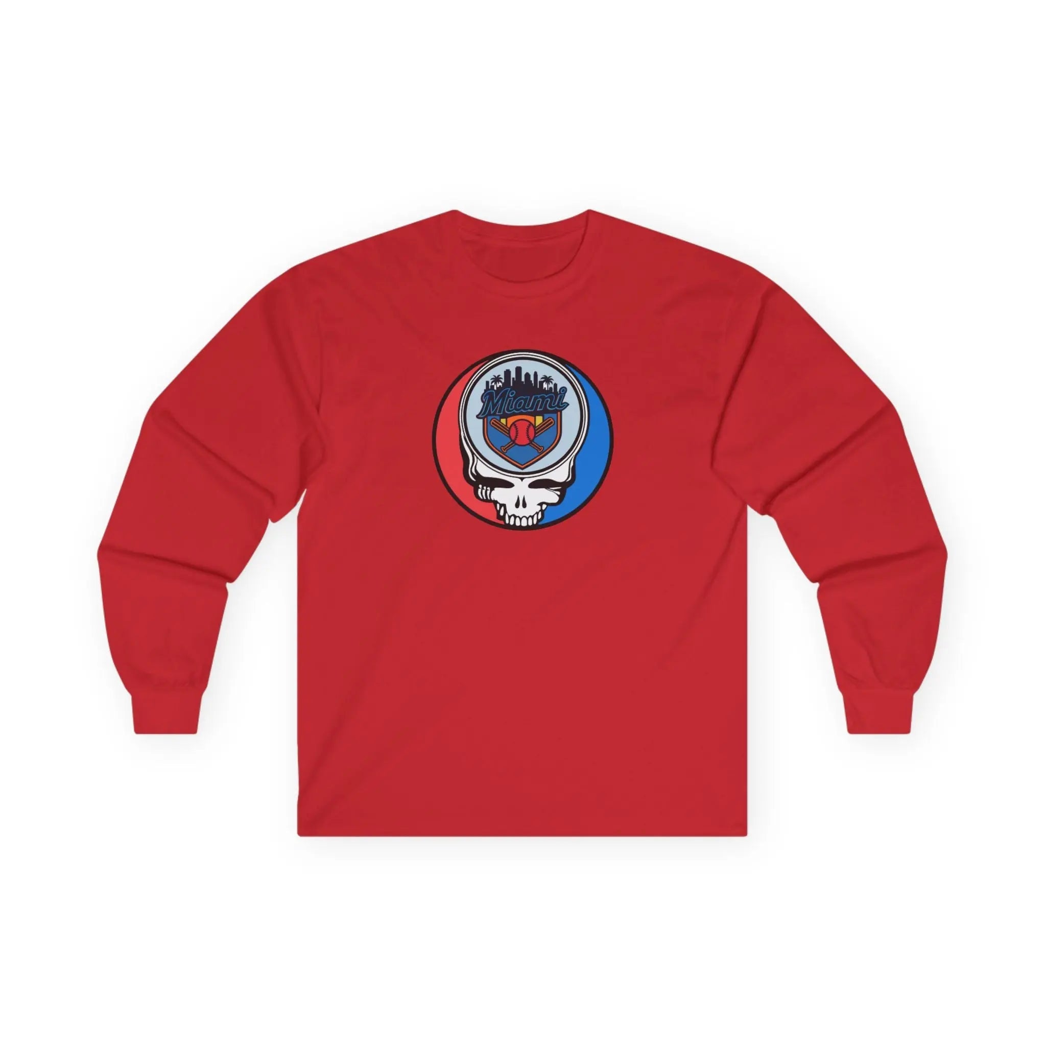 Miami Marlins Original Stealie Long Sleeve T-Shirt
