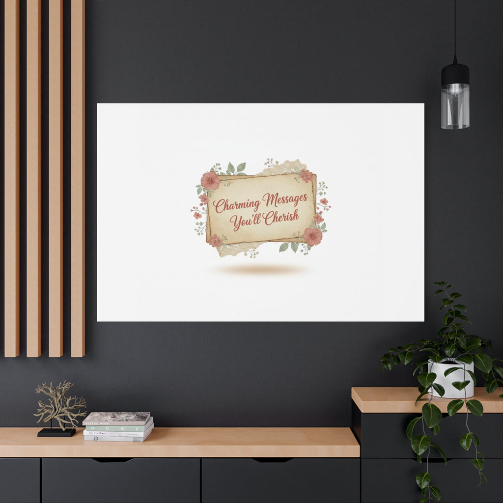 Love Letter Collage Canvas, Vintage Letter Art, Wax Seal Romance Print