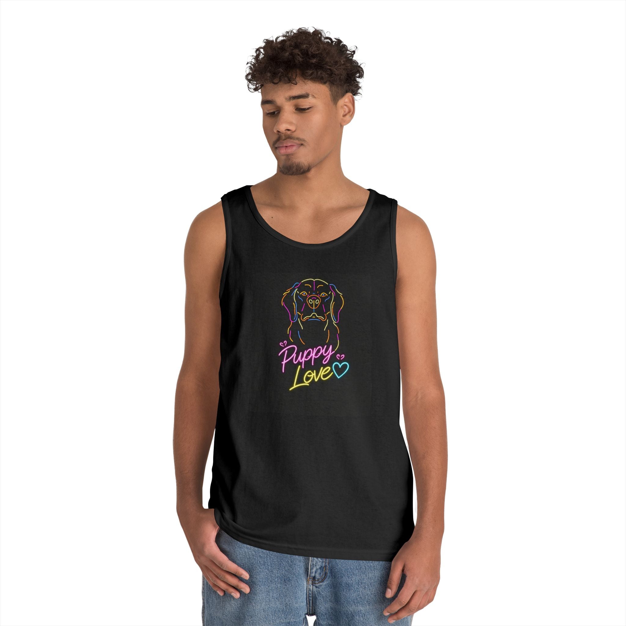 Retro Funny Dog Tank Top — Cute Future Vibes