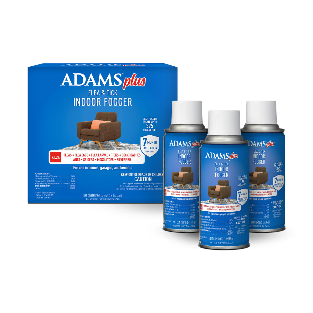 Adams Complete Indoor & Outdoor Flea Treatment System for Small Dogs 5–14 lbs Bundle
